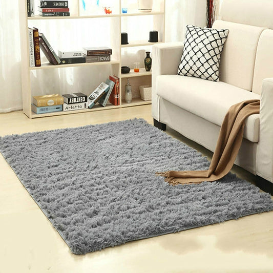 Shaggy Carpet for Living Room Home Warm Plush Floor Rugs fluffy Mats Kids Room Faux Fur Area Rug, 80x200cm