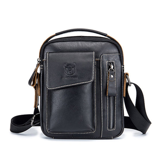 BUFF CAPTAIN 037 First-Layer Cowhide Messenger Bag Male Sports Soft Leather Shoulder Bag