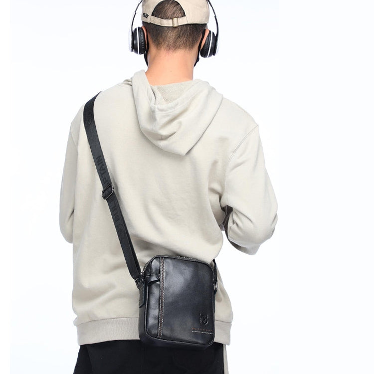 BUFF CAPTAIN 228 Men Leather Shoulder Bag First-Layer Cowhide Casual Mini Diagonal Bag