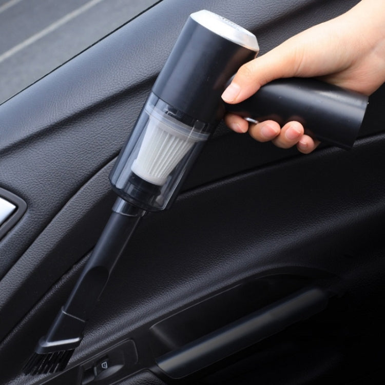 Car Dry And Wet Wireless Handheld Vacuum Cleaner, Black, White