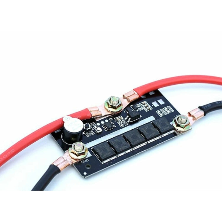 Spot welding control board with red/black wires and screw terminal connectors