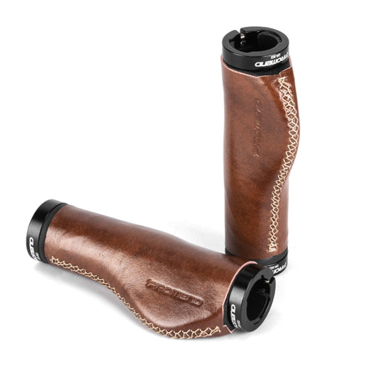 1 Pair PROMEND GR-502H Bicycle Mountain Bike Folding Bike Locking Ergonomic Meat Ball Gloves, GR-502H Brown, GR-502H