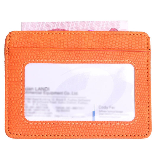 KT1002 RFID Function Lizard Pattern Bank Card Holder PU Business Card Case