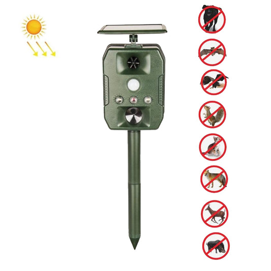 Ultrasonic Mouse Repeller Solar Outdoor Animal Repeller, Ultrasonic Animal Repeller