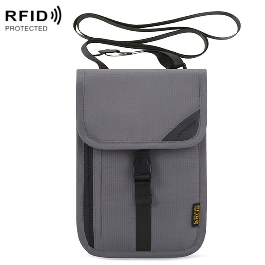 1062 Travel Passport Bag RFID Multi-Function Document Holder Hanging Neck Ticket Protective Case, 1062 Light Grey, 1062 Gray, 1062 Rose Red, 1062 Blue, 1062 Purple, 1062 Black