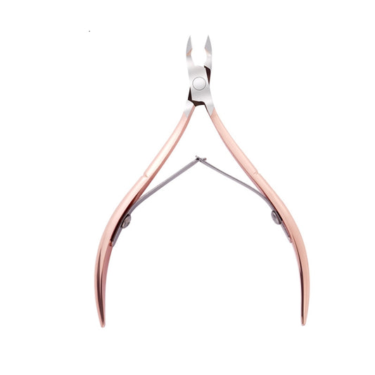 Stainless Steel Rose Gold Double-Headed Steel Push Dead Skin Scissors Nail Set,Style: D501, 01 Big Head, 02 Big Head, 03 Big Head, 04 Small Head, 05 Small Head, 06 Small Head, Dot Flower Needle, D501
