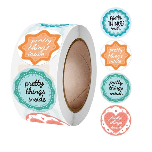 10 PCS Thank You Goods Decorative Sealing Stickers Envelope Decorative Stickers, K-104 Stickers