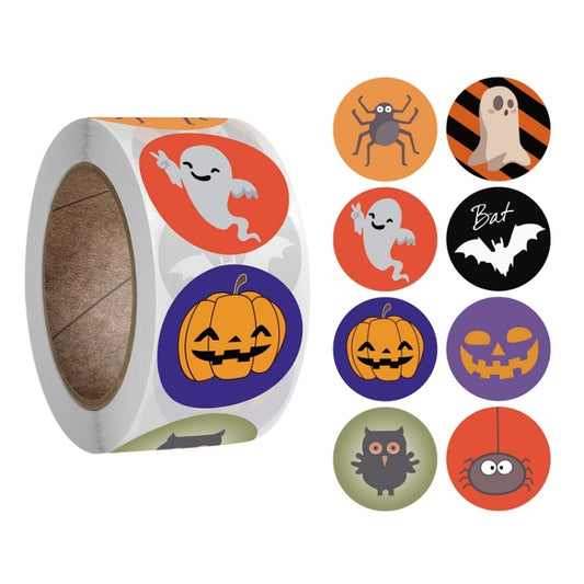 Halloween Stickers Gift Decoration Baking Cake Packaging Labels, 2.5cm / 1 Inch