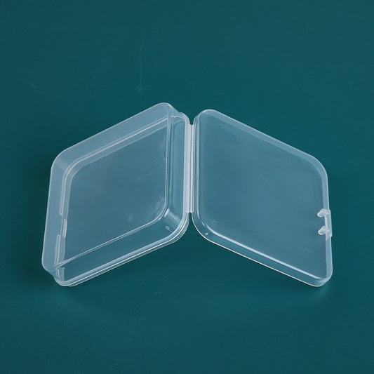 20 PCS Square Plastic Box With Cover Transparent Storage Box PP Parts Tool Box Electronic Component Accessories Box, 20 PCS Square