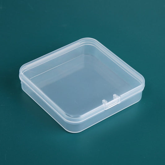 20 PCS Square Plastic Box With Cover Transparent Storage Box PP Parts Tool Box Electronic Component Accessories Box, 20 PCS Square