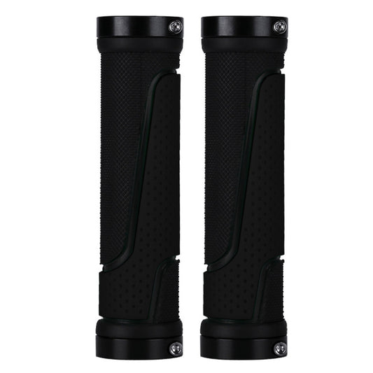 1pair BG-0404 Bicycle Rubber Handle Cover The Mountain Bike Bilateral Lock Dead Anti-Slip Handle Cover