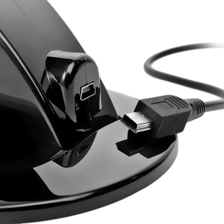 USB plug and charging contact on dual USB PS4 controller dock base