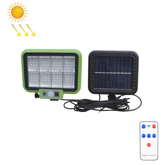 Outdoor split solar wall light with cool white LEDs and remote control