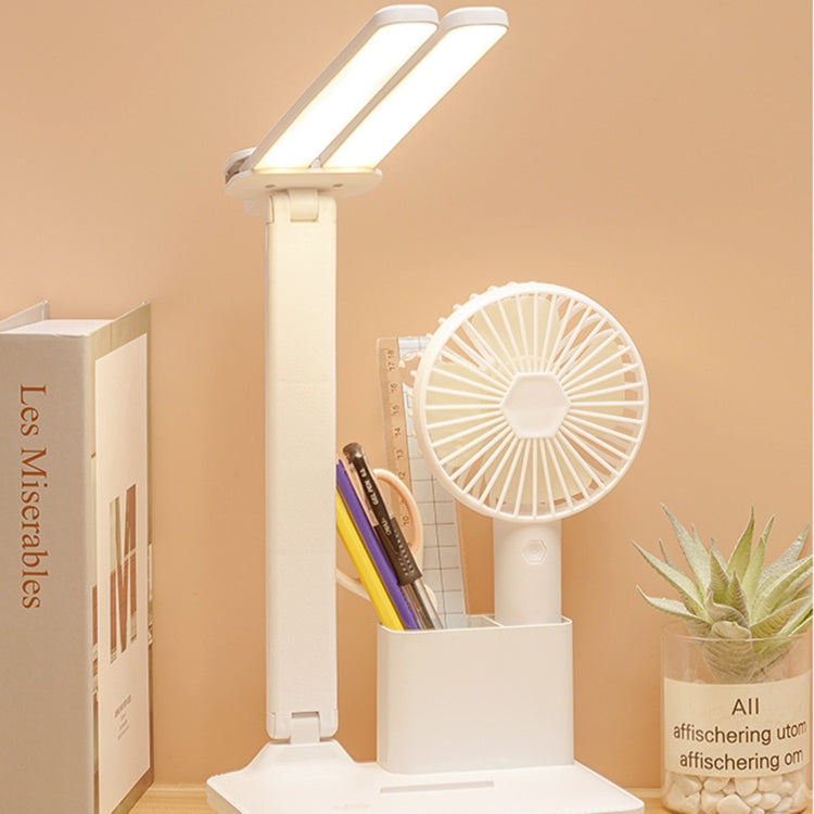 Double Head Lighting LED Charging Desk Lamp,Style:, Plug-in Version+Cable, Rechargeable 3600mAh+Cable, Rechargeable 4000mAh+Cable