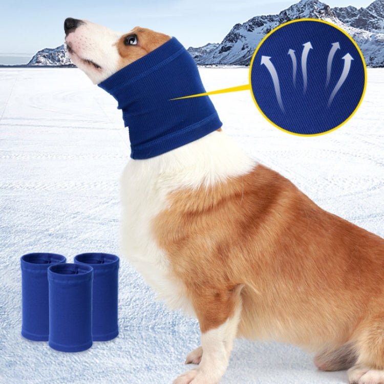 Dog Comforting Headgear Pet Scare Prevention Headscarf, S, L