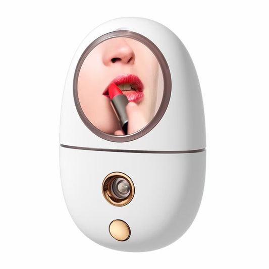 Q801A Makeup Mirror Spray Moisturizing Device, White, Yellow, Pink, Green