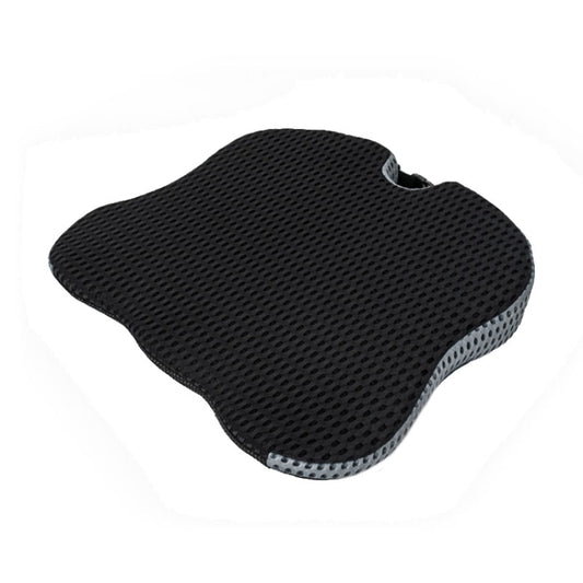 Thickened Breathable Memory Foam Car Seat Cushion, QFC047 Black, QFC047 Gray