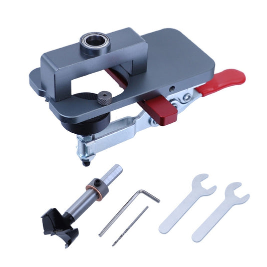 35mm Hinge Open Hole Cabinet Door Plate Hinge Packed Locator, 6 PCS / Set Hinge Open Hole