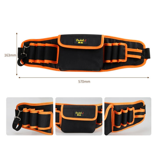 Onkel.J Electrician Waist Bag Canvas Multifunctional Tool Bag Woodworking Fitter Bag, A Type, B Type, C Type, D Type