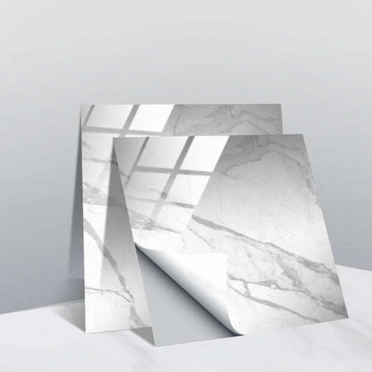 PVC Crystal Covered Film Geometric Pattern Tile Wall Sticker, 20 PCS 10cm, 20 PCS 15cm, 20 PCS 20cm