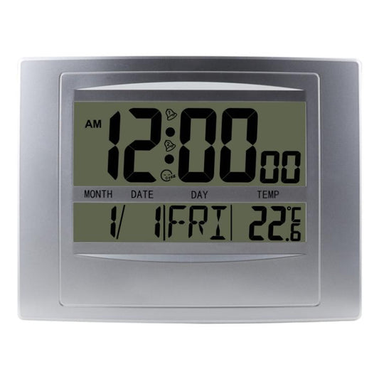 Home Big Screen Display Digital Electronic Wall Clock Living Room Temperature Clock, Anniversary Alarm