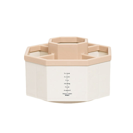Simple Modern Large Capacity Office Desktop Storage Pen Holder, White Rotary, Pink Rotary, Yellow Rotary, Blue Rotary, Frosted Transparent Rotary, Transparent Coffee Rotary, Transparent Khaki Rotary, White Non-Rotary, Pink Non-Rotary, Yellow Non-Rotary...