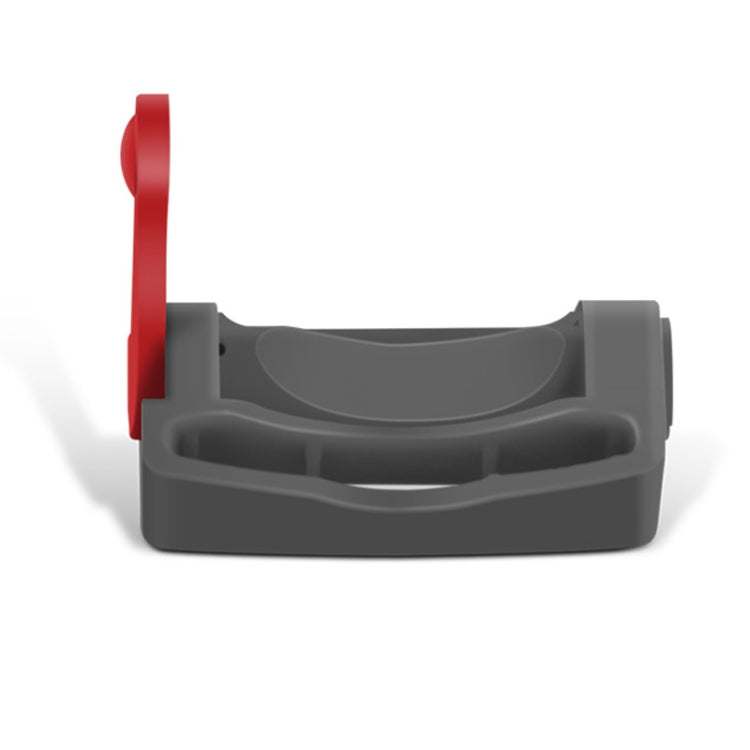 Vacuum upholstery and floor tool with red side latch