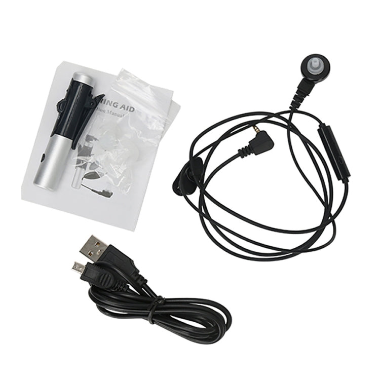 A-60 USB Rechargeable Hearing Aids Adjustable Tone Sound Voice Amplifier, A-60