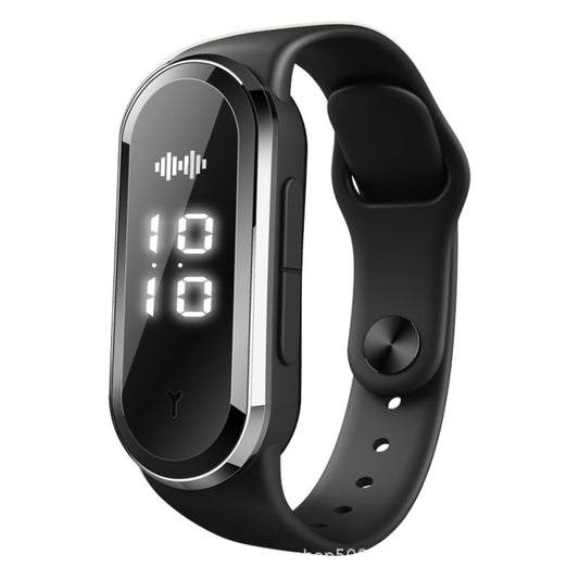 M21 Ultrasonic Mosquito Repellent Bracelet with Step Counter & Clock & Temperature Function, M21 (Black), M21 (White)