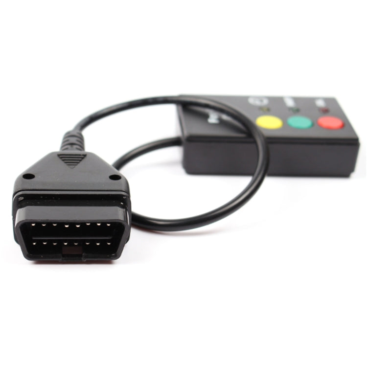OBD-II connector cable with VAG OBD2 maintenance lamp reset controller and LEDs