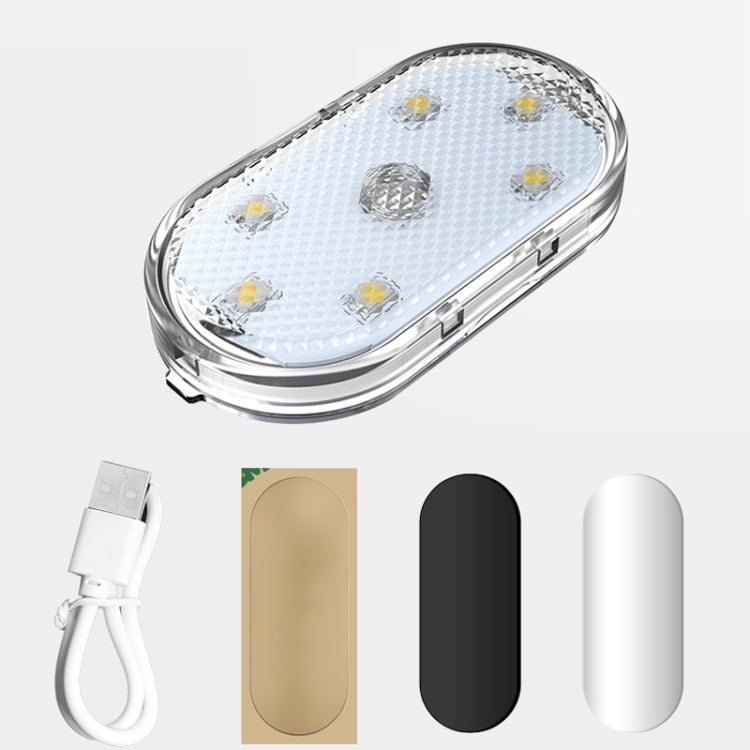 Car Lighting Reading Light LED Touch Sensing Ambient Light, Style:, White, Ice Blue, Blue, Pink Purple, Colorful