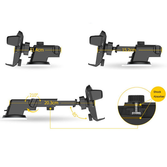 Multifunctional Telescopic Car Phone Holder, Car Phone Holder