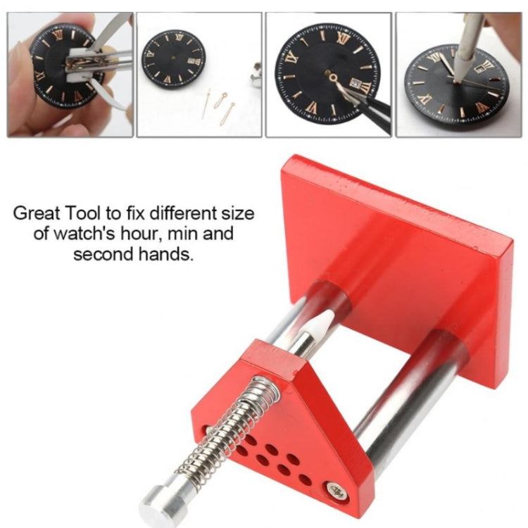 Watch Hand Plunger Puller Remover With 9pcs Plastic Dies Set, Single Needle Pressure Needle