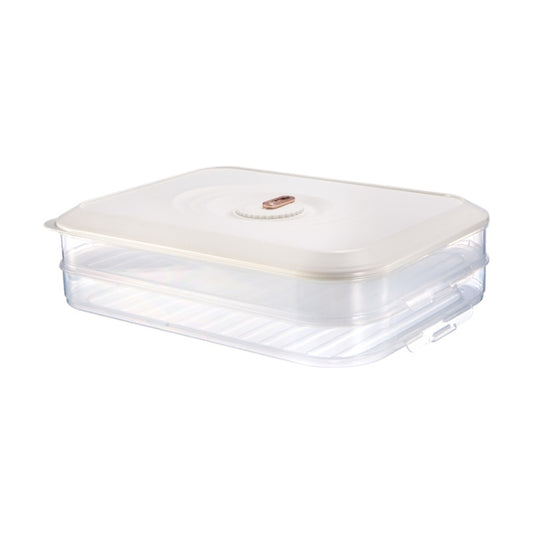 Household Refrigerator Freezer Large Capacity Dumpling Box, Capacity:, One Layer (White), One Layer (Green), One Layer (Orange), Two Layers (White), Two Layers (Green), Two Layers (Orange), Three Layers (White), Three Layers (Green), Three Layers (Oran...