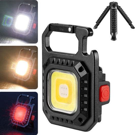 E-SMARTER W5130 Mini Keychain Strong Light Portable Flashlight, Specification:, Light, With Bracket