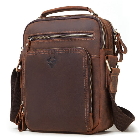 HUMERPAUL MH573 Men Shoulder Bag Leather Messengers Bag