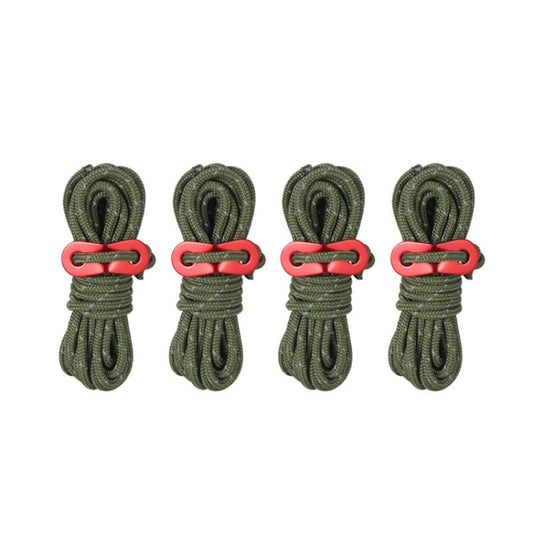 CLS Outdoor Camp Reflective Wind-Proof Camping Support Rod, 4 PCS / Set Red, 4 PCS / Set Black, 4 PCS / Set Army Green, 4 PCS / Set White Non-reflective, 4 PCS / Set Yellow