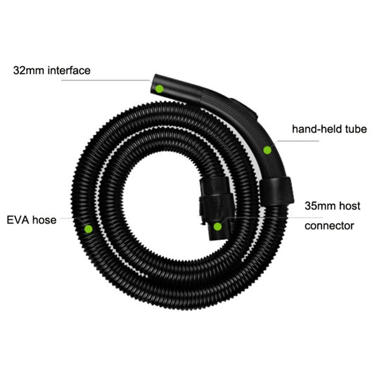 For Midea QW12T-05F / 05E / VC35J-10AC Vacuum Cleaner Accessories Threaded Hose, Threaded Hose