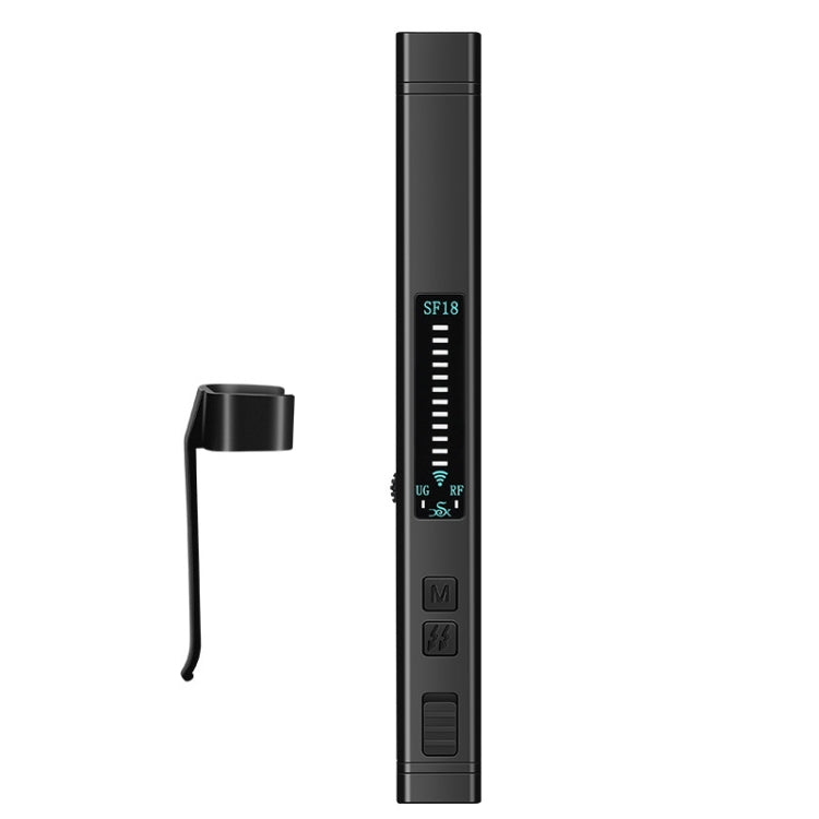 Signal detection pen with lanyard holder, dark gray LED indicator panel