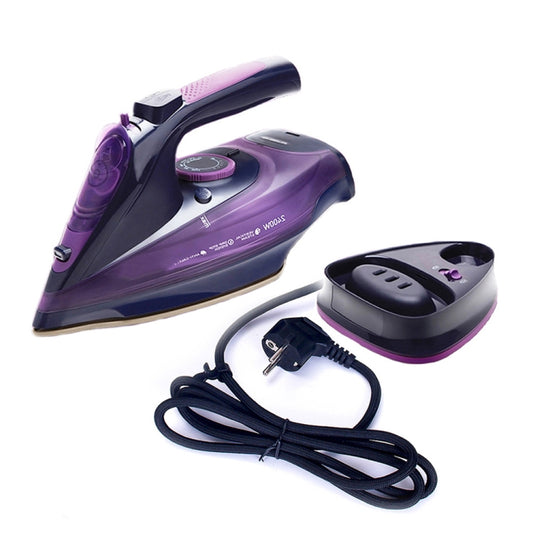 2400W Household Wireless Iron Handheld Steam Iron Garment Steamer,EU Plug, 2400W Purple, 2400W Green