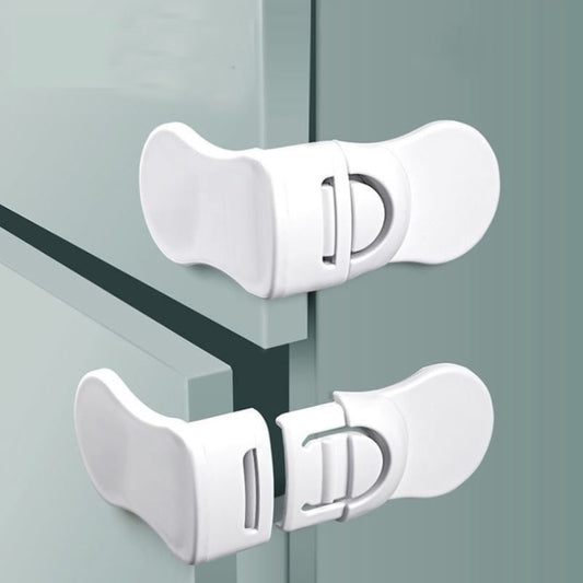 10 PCS Child Safety Lock Baby Anti-pinch Hand Protection Lock, Right Angle