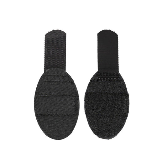 Black finger strap protectors, padded wrap with hook-and-loop closure