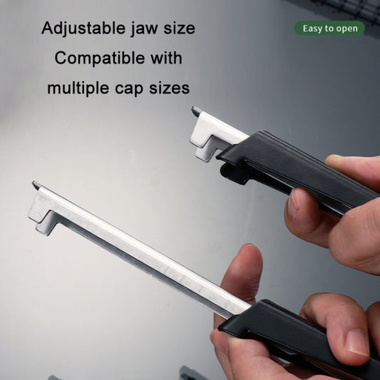 2 PCS 2 in 1 Retractable Can Opener Beer Bottle Opener, Retractable Can Opener
