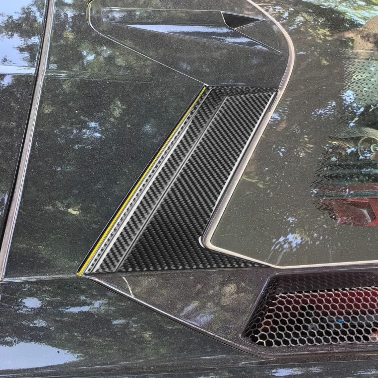 For Chevrolet Corvette C8 6pcs /Set Roof Camera Frame Sticker