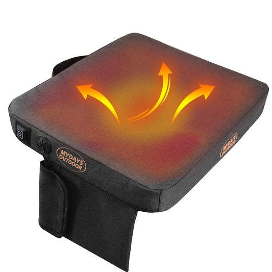 Outdoor Camping Stool USB Heating Portable Mat, Gray