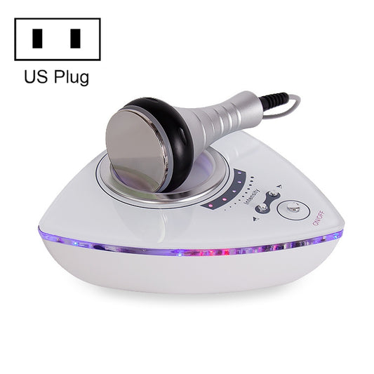 40K cavitation fat burner machine with US plug, white base and black treatment head