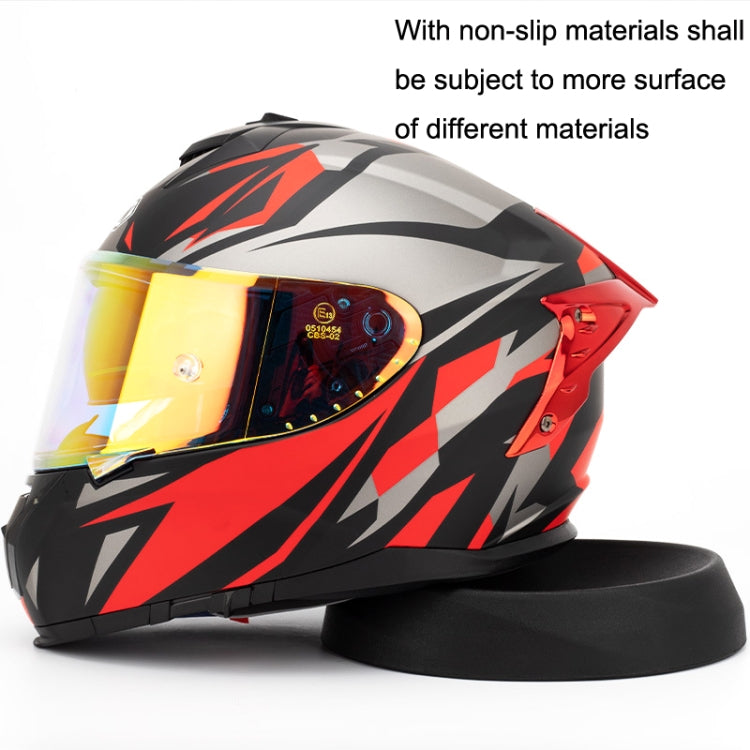 Multi-functional Motorcycle Helmet Support Pad Protective Anti-slip Mat, Black