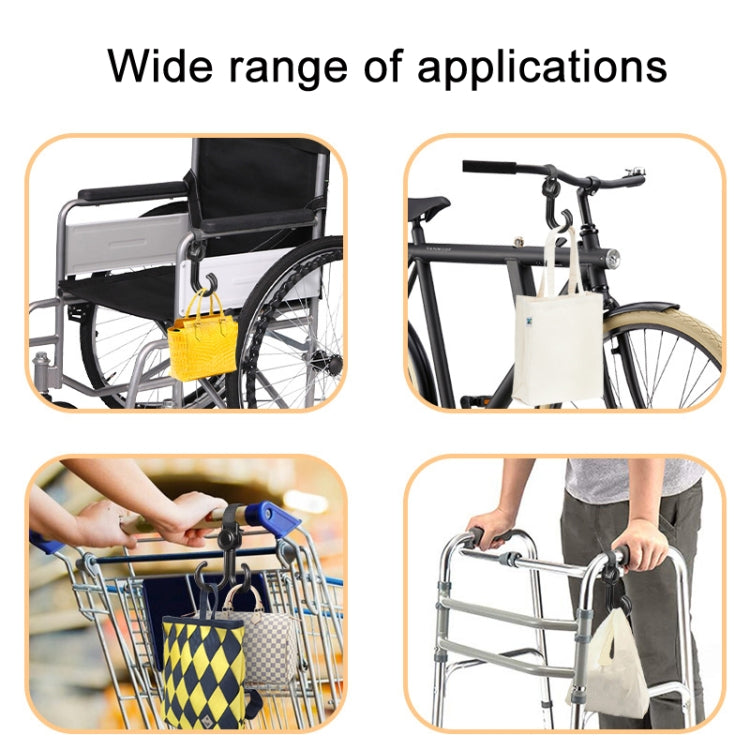 Multifunctional Wheelchair Baby Stroller Double Hooks, 2 PCS/Set
