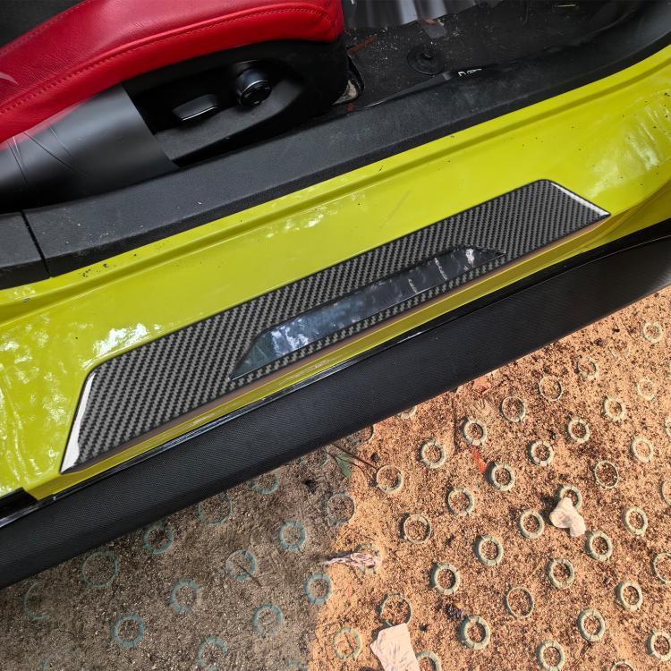 For Chevrolet Corvette C8 2pcs /Set Door Sill Decorative Sticker