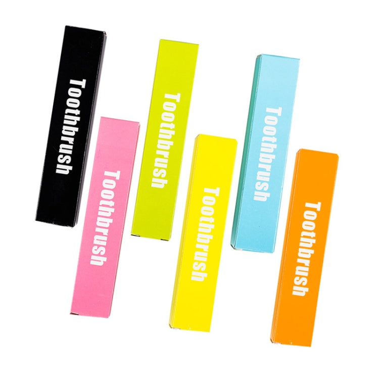 Colorful folding toothbrush storage cases in assorted colors for travel use